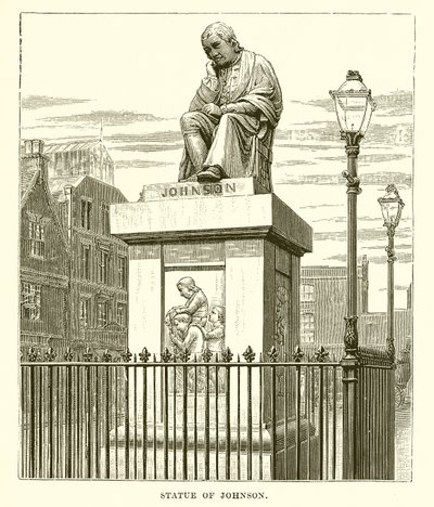 Statue af Johnson af English School