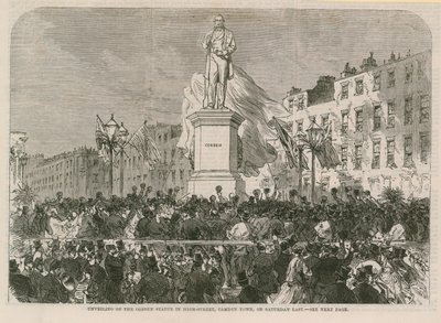 Statue af Richard Cobden af English School
