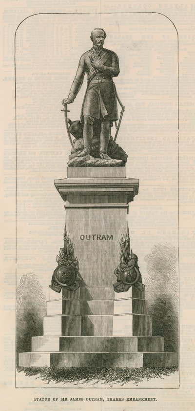 Statue af Sir James Outram af English School