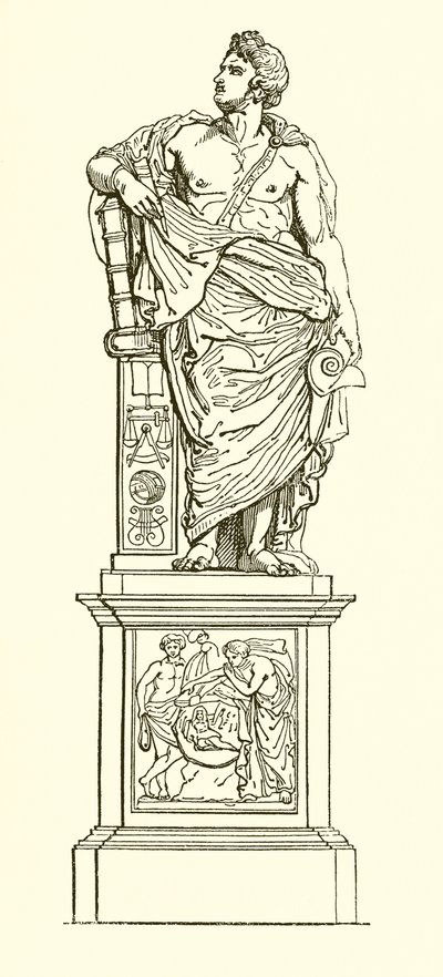 Statue af Sir William Jones af English School