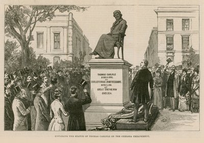 Statue af Thomas Carlyle af English School