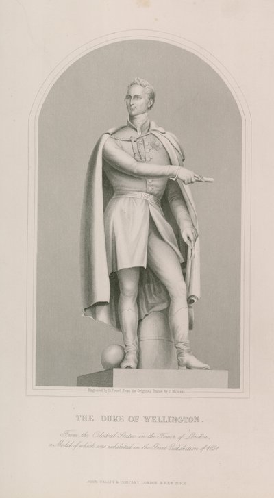 Statue af hertugen af Wellington af English School