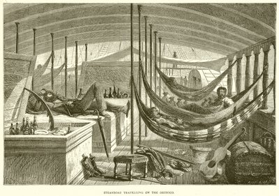 Dampbåd rejser på Orinoco af English School