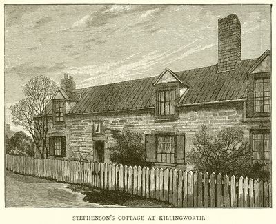 Stephensons Cottage ved Killingworth af English School