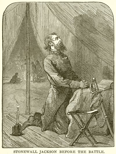 Stonewall Jackson før slaget af English School