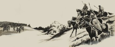 Historie illustration af English School