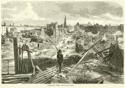 Strasborg efter kapitulationen, september 1870 af English School