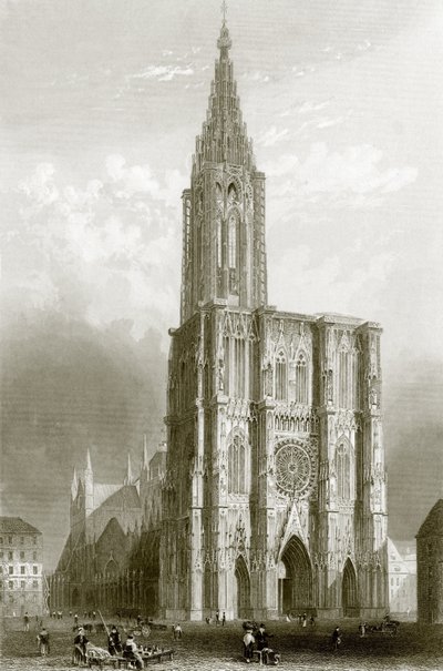 Strasbourg katedral af English School