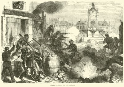 Gadekampe ved Chateaudun, oktober 1870 af English School