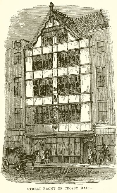Gade foran Crosby Hall af English School
