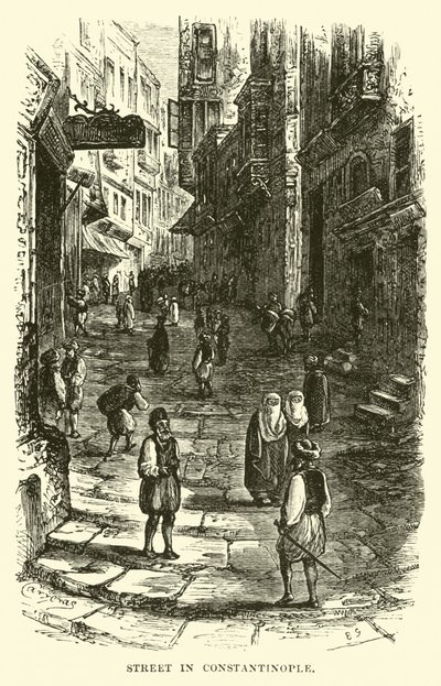 Gade i Konstantinopel af English School