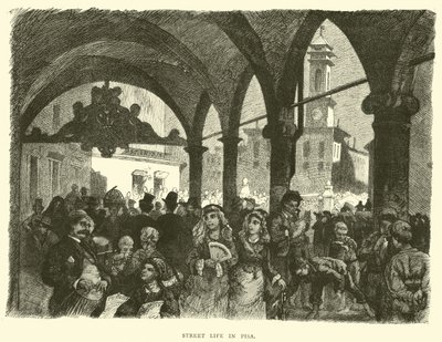 Straßenleben in Pisa von English School