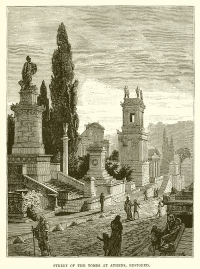 Gravgaden i Athen, restaureret af English School