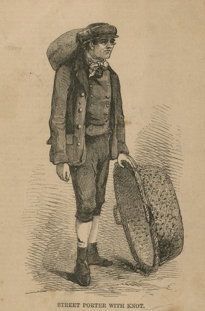 Gadeportier med knude af English School