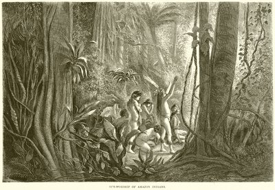 Soldyrkelse af Amazonas indianere af English School