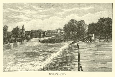 Sunbury Weir  af English School