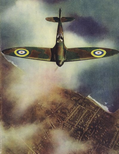 Supermarine Spitfire, c1940 af English School