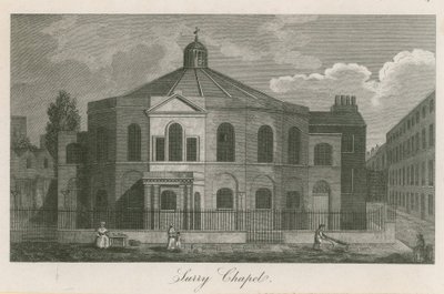 Surrey Chapel, Blackfriars Road, Southwark (Rowland Hills Chapel) af English School