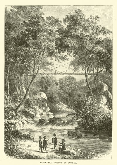 Hængebro på Borneo af English School