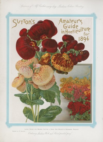 Suttons Amatører Guide i Havebrug for 1894 af English School