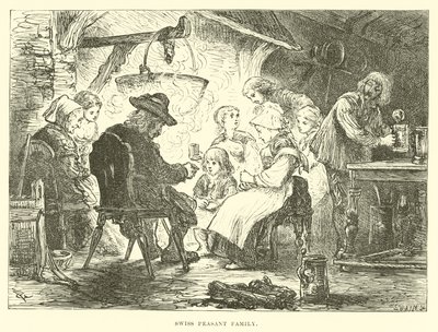 schweizisk bondefamilie af English School