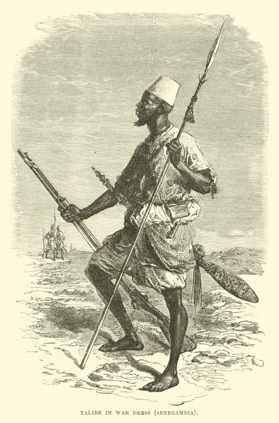 Talibe i krigsdragt, Senegambia af English School