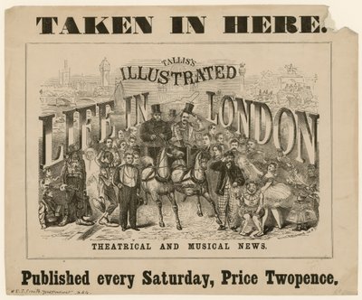 Talliss Illustrated Life in London af English School