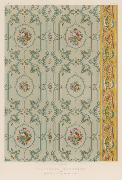 Tapestry Hangings af Berchoud og Guerreau, Paris af English School