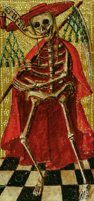 Tarotkort, der repræsenterer døden af English School