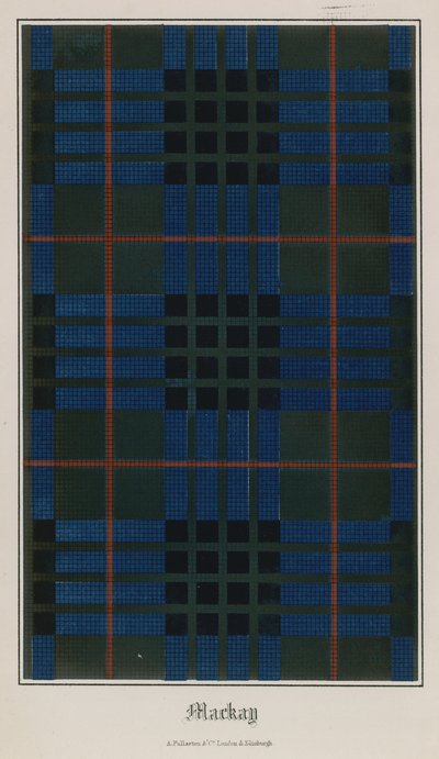 Tartan fra klanen Mackay af English School