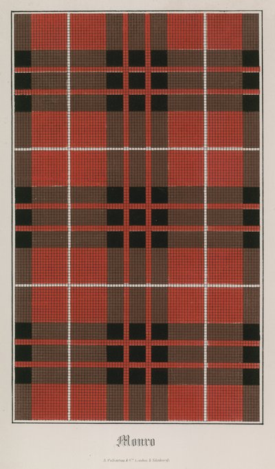 Tartan af klanen Munro af English School