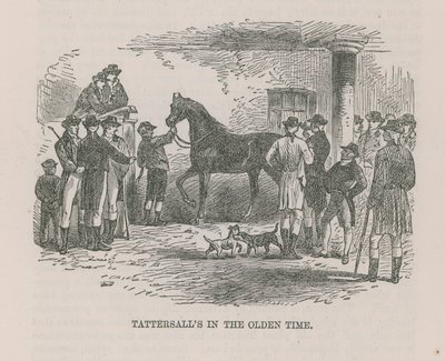 Tattersalls i gammel tid af English School