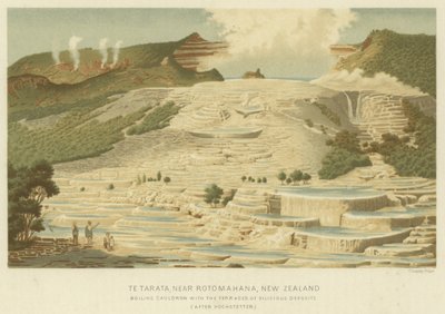 Te Tarata, near Rotomahana, New Zealand  af English School