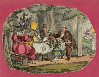 Te i Vauxhall Gardens af English School