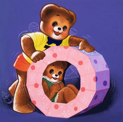 Bamse (med skjulte genstande) af English School