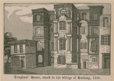Templars House, stod i landsbyen Hackney, 1290 af English School