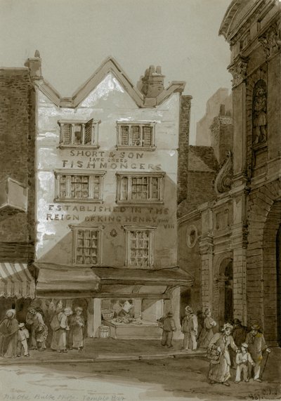 Temple Bar, London, The Old Bulk Shop af English School