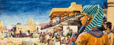 Tempelbyggeri i Egypten af English School