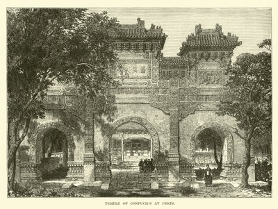 Konfucius-templet i Pekin af English School