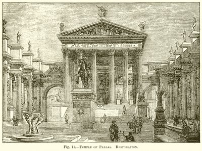 Tempel der Pallas. Restaurierung von English School