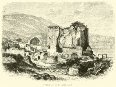 Venustemplet nær Baiae af English School