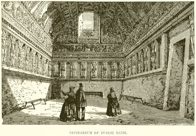 Tepidarium af offentligt bad af English School