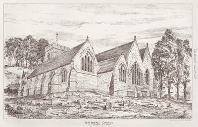 Tettenhall Church (gravering) af English School