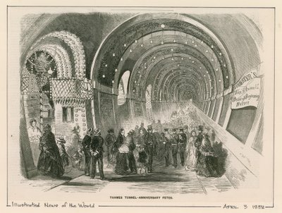 Thames Tunnel - jubilæumsfester af English School
