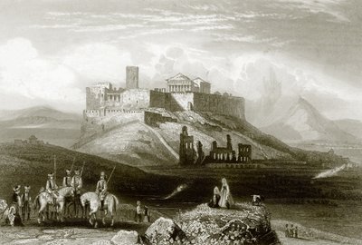 Akropolis i Athen af English School