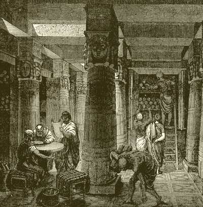 Det Alexandriske bibliotek af English School