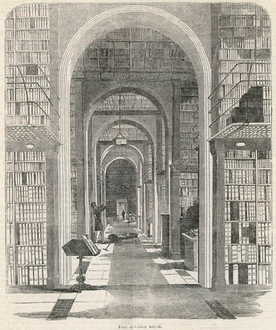 Der gewölbte Raum im British Museum von English School