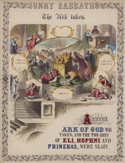 Arken taget (farvet indgravering) af English School