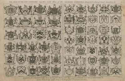 Die Wappen der Stadtgesellschaften von English School