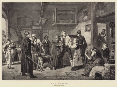 Arresten (gravering) af English School